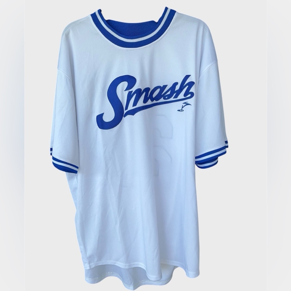 White and blue Smash GC jersey #streetwear